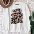 Tired Moms Book Club Coffee Sarcasm Jokes Dad Humor Premium Tri-Blend Sweatshirt Gifts for Old Women Tired Moms Book Club Coffee Sarcasm Jokes Dad Humor Premium Tri-Blend Sweatshirt Gifts for Old Women