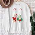 Tis The Season To Read Christmas Reindeer Book Reading Fan Sweatshirt Gifts for Old Women