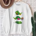 Triathlete Eating Sleeping Reading Dragon Book Sweatshirt Gifts for Old Women