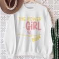 Never Underestimate Bookworm Girl Book Reader Reading Sweatshirt Gifts for Old Women