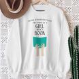 Never Underestimate The Power Of A Girl With A Book RBG Sweatshirt Gifts for Old Women