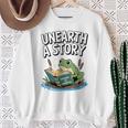 Unearth a Story Frog Reading a Book Summer 2026 Premium Tri-Blend Sweatshirt Gifts for Old Women Unearth a Story Frog Reading a Book Summer 2026 Premium Tri-Blend Sweatshirt Gifts for Old Women