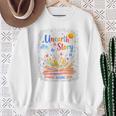 Unearth a Story Summer Reading 2026 Wildflower Book Library Sweatshirt Gifts for Old Women Unearth a Story Summer Reading 2026 Wildflower Book Library Sweatshirt Gifts for Old Women