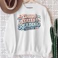 United States Of Reading Patriotic Book Lover Premium Tri-Blend Sweatshirt Gifts for Old Women
