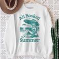 Vintage All Booked For The Summer Book Girl Summer Coquette Sweatshirt Gifts for Old Women Vintage All Booked For The Summer Book Girl Summer Coquette Sweatshirt Gifts for Old Women