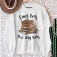 Vintage Fantasy Romance Lover Good Girls Read Dirty Books Sweatshirt Gifts for Old Women