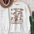 Western Life Book Lover Reading We Reads At Dawn Cowgirls Sweatshirt Gifts for Old Women Western Life Book Lover Reading We Reads At Dawn Cowgirls Sweatshirt Gifts for Old Women