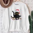 Witchy Book Lover Christmas Cat Reading Mystic Bookworm Sweatshirt Gifts for Old Women Witchy Book Lover Christmas Cat Reading Mystic Bookworm Sweatshirt Gifts for Old Women