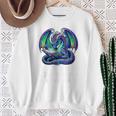 In a World Of Bookworms Be a Book Dragon Reading Sweatshirt Gifts for Old Women
