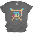 10 Years Old 10th Birthday Baseball Ice Cream Dripping Boys Unisex Jersey T-Shirt 10 Years Old 10th Birthday Baseball Ice Cream Dripping Boys Unisex Jersey T-Shirt