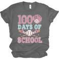 100 Days Of School Baseball 100th Day Of School Girls Unisex Jersey T-Shirt