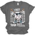 100 Days Of School Baseball Bat 100th Day Of School Unisex Jersey T-Shirt
