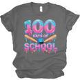 100 Days Of School Baseball Dripping Ice Cream 100th Day Unisex Jersey T-Shirt 100 Days Of School Baseball Dripping Ice Cream 100th Day Unisex Jersey T-Shirt