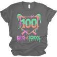 100 Days Of School Baseball Ice Cream Drip 100th Day Player Unisex Jersey T-Shirt