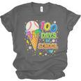 100 Days Of School Baseball Ice Cream Drip Boys Kids Player Unisex Jersey T-Shirt 100 Days Of School Baseball Ice Cream Drip Boys Kids Player Unisex Jersey T-Shirt