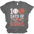 100 Days Of School Baseball Player Teacher Student Unisex Jersey T-Shirt 100 Days Of School Baseball Player Teacher Student Unisex Jersey T-Shirt