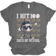 100 Days Of School Boys Kids 100th Day Balls Baseball Kids Unisex Jersey T-Shirt