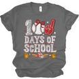 100 Days Of School Cute Bow Baseball Boy Girl Teacher Unisex Jersey T-Shirt