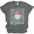 100 Days Of School Drip Baseball 100th Day Baseball School Unisex Jersey T-Shirt
