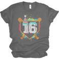 16th Birthday Baseball Drip Number 16 Year Old Birthday Boy Unisex Jersey T-Shirt 16th Birthday Baseball Drip Number 16 Year Old Birthday Boy Unisex Jersey T-Shirt