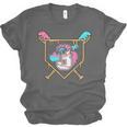 3rd Third Birthday Baseball Bat Ice-Cream Drip 3yrs Old Boys Unisex Jersey T-Shirt