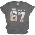 I Was 6 Now I'm 7 Year Old Birthday 67 Meme Baseball Bday Unisex Jersey T-Shirt I Was 6 Now I'm 7 Year Old Birthday 67 Meme Baseball Bday Unisex Jersey T-Shirt