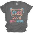 67 33 Days Of School Baseball Drip 100 Days Of School Unisex Jersey T-Shirt 67 33 Days Of School Baseball Drip 100 Days Of School Unisex Jersey T-Shirt
