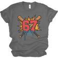 67 Sports Meme – Baseball Bats Number 6 7 Unisex Jersey T-Shirt 67 Sports Meme – Baseball Bats Number 6 7 Unisex Jersey T-Shirt