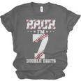 7th Birthday Baseball Bruh I'm 7 Double Digits 7 Years Old Unisex Jersey T-Shirt 7th Birthday Baseball Bruh I'm 7 Double Digits 7 Years Old Unisex Jersey T-Shirt