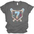 Baseball 7 Year Old Ice Cream Drip 7th Birthday Boy Number 7 Unisex Jersey T-Shirt