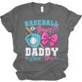 Baseball Or Bows Daddy Loves You Gender Reveal Family Unisex Jersey T-Shirt