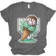 Baseball Boys Ice Cream Drip Baseball Boys Youth Mint Choco Unisex Jersey T-Shirt