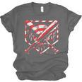 Baseball Candy Cane Christmas Baseball Ice Cream Drip Boys Unisex Jersey T-Shirt Baseball Candy Cane Christmas Baseball Ice Cream Drip Boys Unisex Jersey T-Shirt