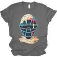 Baseball Catcher Mask Ice Cream Dripping Baseball Boy Youth Unisex Jersey T-Shirt