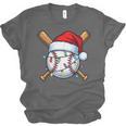 Baseball Christmas Lights Santa Christmas Baseball Player Unisex Jersey T-Shirt Baseball Christmas Lights Santa Christmas Baseball Player Unisex Jersey T-Shirt