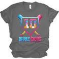 Baseball Drip 10th Birthday Boy Double Digits Ice Cream Drip Unisex Jersey T-Shirt Baseball Drip 10th Birthday Boy Double Digits Ice Cream Drip Unisex Jersey T-Shirt