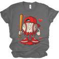 Baseball Drip Ice Cream Apparel Boys Kids Valentines Day Unisex Jersey T-Shirt