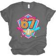 Baseball Drip Jersey Number 67 For Players & 67th Birthday Unisex Jersey T-Shirt