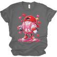 Baseball Drip Valentine Sports Vday Ice Cream Drip Heart Unisex Jersey T-Shirt Baseball Drip Valentine Sports Vday Ice Cream Drip Heart Unisex Jersey T-Shirt