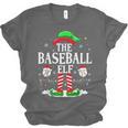 The Baseball Elf Christmas Sport Lovers Xmas Elf Unisex Jersey T-Shirt