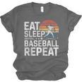 Baseball Fan Vintage Retro Eat Sleep Baseball Repeat Unisex Jersey T-Shirt Baseball Fan Vintage Retro Eat Sleep Baseball Repeat Unisex Jersey T-Shirt