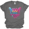 Baseball Ice Cream Drip 100 Days Of School Boys Girls 100th Unisex Jersey T-Shirt Baseball Ice Cream Drip 100 Days Of School Boys Girls 100th Unisex Jersey T-Shirt