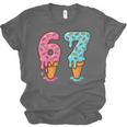 Baseball Ice Cream Drip 6 7 Kids 67 Birthday Unisex Jersey T-Shirt Baseball Ice Cream Drip 6 7 Kids 67 Birthday Unisex Jersey T-Shirt