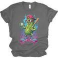 Baseball Ice Cream Drip Boys And Girls Batter Game Day Unisex Jersey T-Shirt