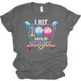 Baseball Ice Cream Drip I Hit 100 Days Of School Boys Kids Unisex Jersey T-Shirt Baseball Ice Cream Drip I Hit 100 Days Of School Boys Kids Unisex Jersey T-Shirt