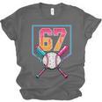 Baseball Ice Cream Drip Number 67 Player 67th Birthday Men Unisex Jersey T-Shirt Baseball Ice Cream Drip Number 67 Player 67th Birthday Men Unisex Jersey T-Shirt