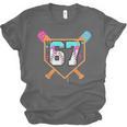 Baseball Ice Cream Drip Number 67 Player Six Seven Meme 6 7 Unisex Jersey T-Shirt