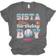 Baseball Ice Cream Drip Sista Of The Birthday Boy Unisex Jersey T-Shirt
