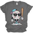Baseball Ice Cream Drip Sports Boys Kids Youth Men Unisex Jersey T-Shirt Baseball Ice Cream Drip Sports Boys Kids Youth Men Unisex Jersey T-Shirt