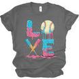 Baseball Love Drip Ice Cream Colorful Baseball Unisex Jersey T-Shirt